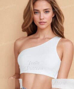 Alternative view of Fitted Crop Top Sewing Pattern