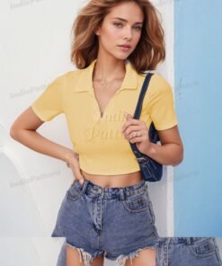 Alternative view of Crop Tee Sewing Pattern
