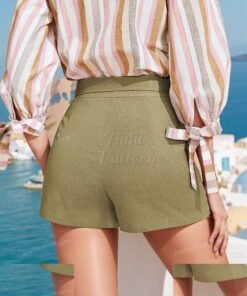 Comfy Elastic Waist Shorts Sewing Pattern