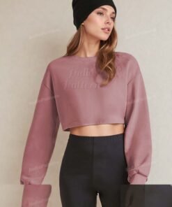 Alternative view of The Essential Crop Sweatshirt Sewing Pattern