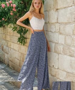 Alternative view of Summer Wide Leg Pants Sewing Pattern