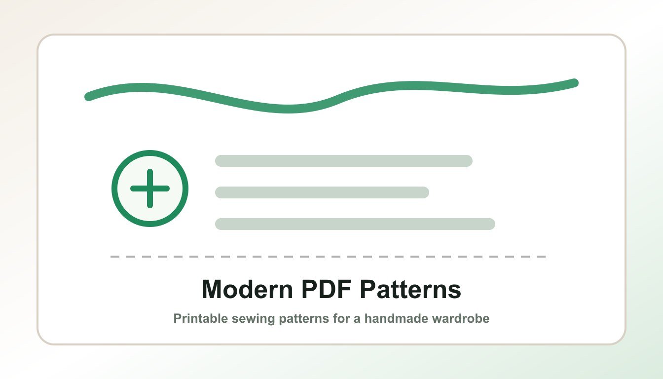 Mastering Sewing: Your Guide to Modern PDF Patterns