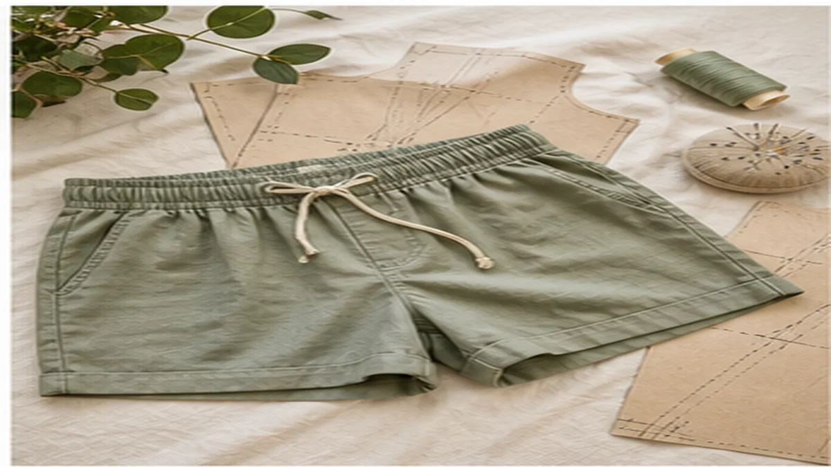 shorts sewing pattern blog hero image for Patternslabco